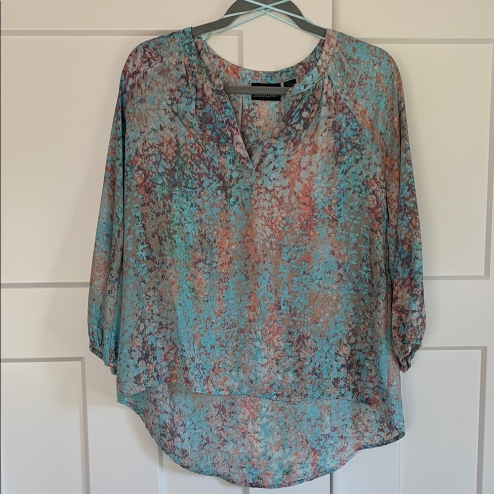 {Cynthia Rowley} sheer top